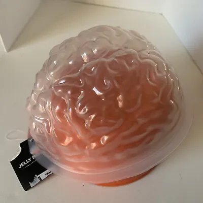 Plastic GELATIN BRAIN Shaped 3D MOLD Jello Candy Clay Halloween Zombie Science • $5.11