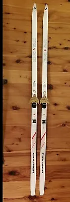 Vintage Fischer Super Crown Cross-Country Skis 190 Cm EUC W/Troll Bindings • $59.34