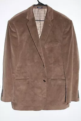 BROWN SADDLEBRED 100% COTTON CORDUROY SPORT COAT Sz 48R Blazer / Suit Jacket • $24.95