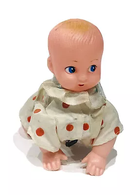 Vintage Wind-Up Celluloid Crawling Baby Doll Made In Occupied Japan 4 Inches • $36