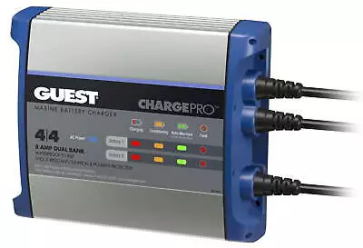 Guest 2707A On-Board Battery Charger 8A /12V;2 Bank;120V InputUp To 40% Lighter • $95.58