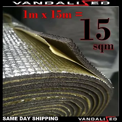 £119.69 • Buy Van Camper Caravan Insulation Foam Floor Roof Sound Proofing Deadening 7mm 15sqm