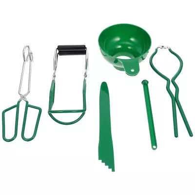  Jam Making Kit Canning Jar Lifter Tongs Anti Scald Wide Mouth Funnel Vegetable • £20.95