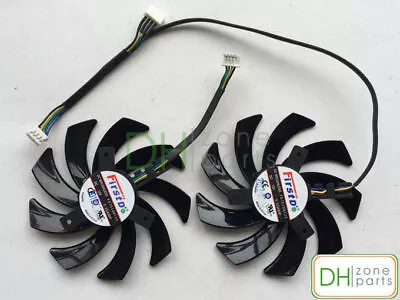 75mm Sapphire AMD Radeon HD6950 HD7790 HD7850 Dual-X Fan FD7010H12S 40mm 12V • $10.57