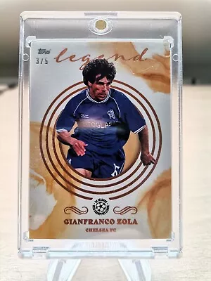 £78.19 • Buy Topps Pearl UCL - Gianfranco Zola Legend Parallel /5 - Chelsea FC - Rare! 