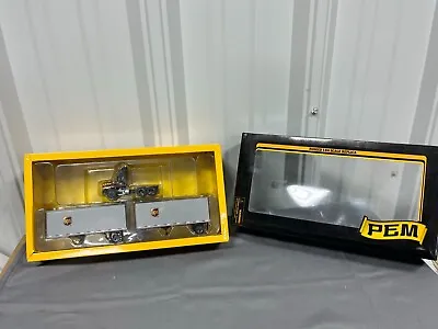 UPS Truck W FLAMES Double Pup Trailers 1:64 NIB Tonkin MACK CH 600 PEM • $198