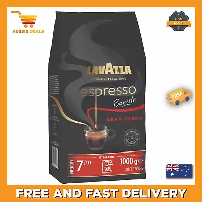 Lavazza Espresso Barista Gran Crema Drum Roasted Coffee Beans 1Kg • $54.35