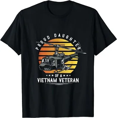 NEW BEST TO BUY Proud Daughter Of A Vietnam Veteran Vietnam T-Shirt • $23.49