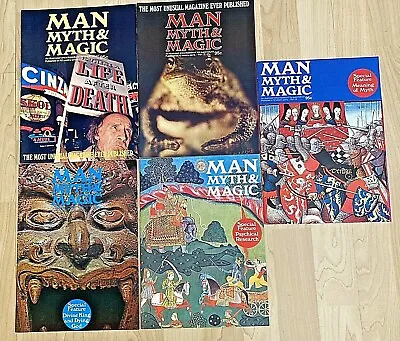 Lot Of 5 Man Myth & Magic Magazines Vintage 1970s • $29.98