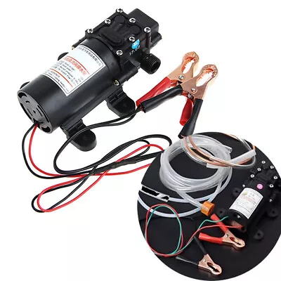 $28.50 • Buy 12V Vacuum Oil Fluid Extractor Car Boat Siphon Transfer Fuel Change Motor Pump