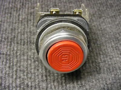 Allen Bradley Red Push Button Switch Cat No 800T-B Series T • $18.50