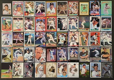 Lot Of 50 Different WADE BOGGS Baseball Cards HOF 1983-2018 BB2926 • $21.99