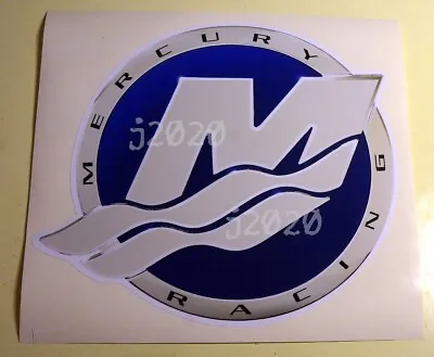 Mercury Racing Decal Large Full Color Laminated • $19