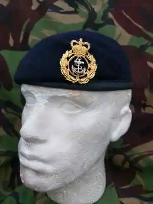 £35 • Buy Royal Navy RN Chief Petty Officer CPO Small Crown Beret & Cap Badge 