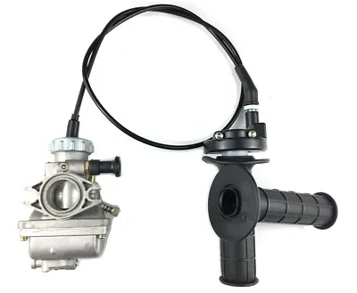 Carburetor & Twist Throttle Yamaha DT125 AT1 AT2 AT2 Enduro CT1 CT2 CT3 74-75 • $39.99