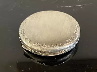 Vintage Silver 800 Italian Ladies Compact With Mirror 80 Grams • $140