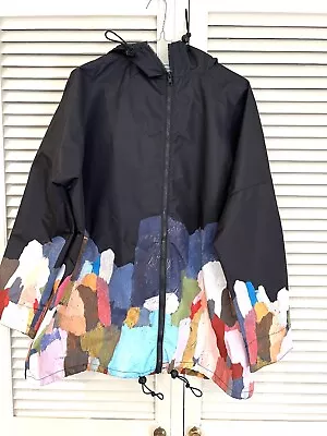 $135 • Buy Beautiful GORMAN “Slate Quay” Raincoat Jacket * Size S/M