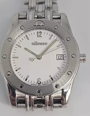 2000s Men's ELLESSE 03-0087 500 Series Swiss Movt 100M WR 7 Jewels 36mm Watch • $55