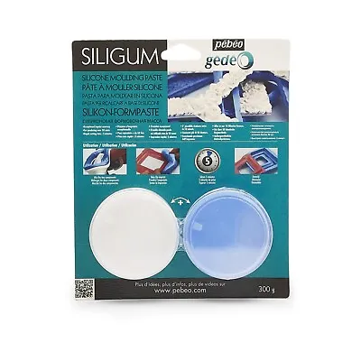 Pebeo Gedeo Siligum Moulding Paste Make Your Own Silicone Craft Moulds 300g • £27.99