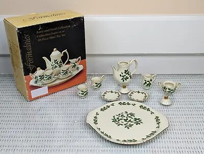 Formalities By Baum Bros Mini Christmas Tea Set • $22.95