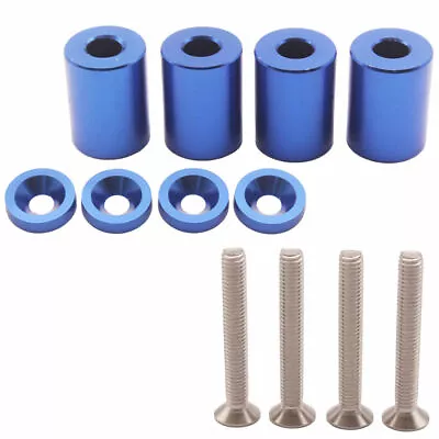 1  Racing BILLET HOOD VENT SPACER RISER KITS Fits ALL TURBO ENGINE SWAP 6MM Blue • $9.99