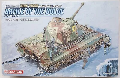 DRAGON MODELS 1:35 Scale KING TIGER HENSCHEL TURRET BATTLE OF THE BULGE #6254 • $49.95