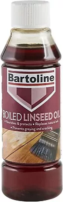 Bartoline Boiled Linseed Oil Protects Wood From Drying Out 250ml • £6.02