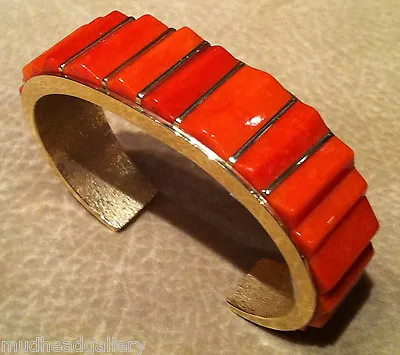 BRACELETS NAVAJO GOLD CORAL Al Nez  • $9800