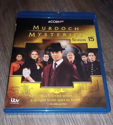 Murdoch Mysteries Season 15 Blu-ray 6 Disc Set  • $29.71