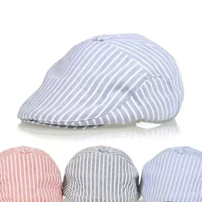 Kids Flat Cap For Boys Newsboy Style Infant Toddler Youth Beret Hat • £5.42