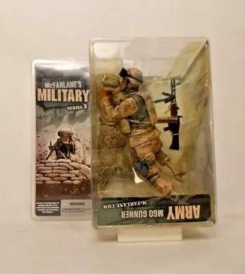 Army M60 Gunner Action Figure McFarlane's Military Series 3 13+ Sealed 2006 • $85