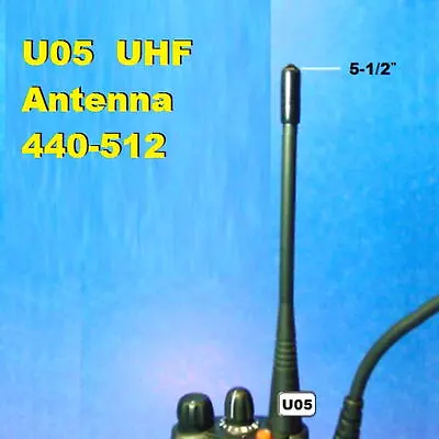 $27.99 • Buy U05 440-512 MHz TUNED UHF Antenna For Motorola XTS3500 XTS5000 HT1000 MTS2000