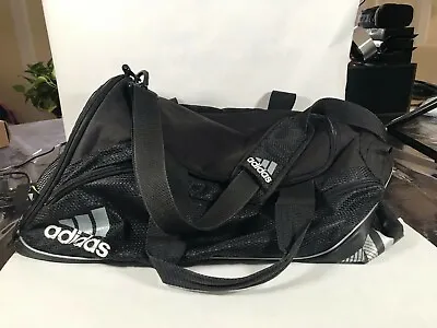 $30 • Buy Adidas Black Duffle/Gym Bag With Handles Or Strap