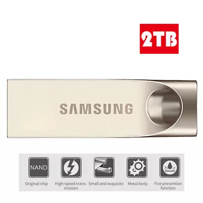 2TB USB3.0 Flash Drive Memory Stick Pen Drive U Disk Thumb Drive PC Data Storage • £6.89