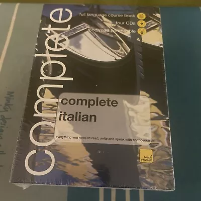 Teach Yourself Complete Italian- New And Sealed • £29.91