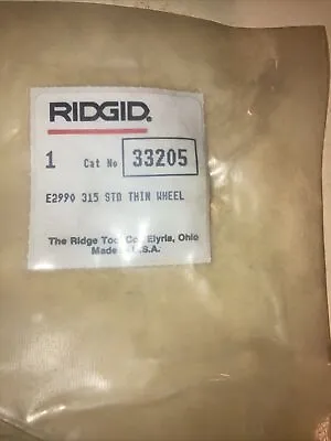 Ridgid 33205 Cutter Wheel • $11.50