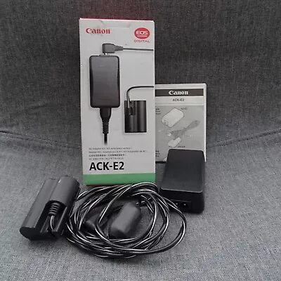 Genuine Canon ACK-E2 AC Adapter Kit For The EOS 10D 20D 30D 40D D30 • £19.95