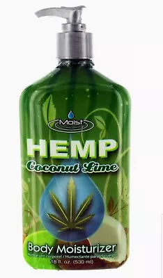 🌺 NEW Moist Hemp Coconut Lime Body Lotion Moisturizer 18oz Discontinued HTF 🌺 • $39