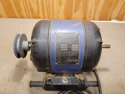 Vintage Craftsman Electric Motor 1/3 Hp 1750 Rpm 1/2  Dual Shaft • $150