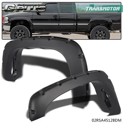 Pocket Rivet Bolt On Fender Flares Fit For 1999-2006 Chevy Silverado GMC Sierra • $79.81