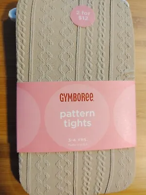 £4.03 • Buy NWT Gymboree Pattern Tights Sz 3-4 Years Tan New In Package