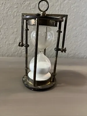 Antique Vintage Marine Sand Timer Hourglass Nautical Vintage Maritime Timer Gift • $30