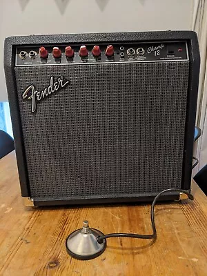 Fender Red Knob Champ 12 Valve Tube Amplifier Original Valves F/Switch  • £299