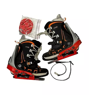 Burton Moto SI Mens Snowboard Boots W/Step In Bindings Size 6 • $130