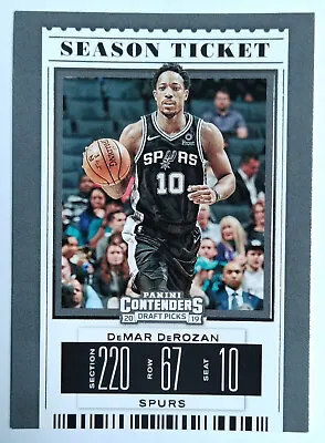 Demar Derozan 14 Panini Contenders Draft Picks Season Ticket 2019-20 • $2.55