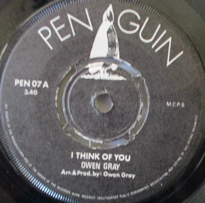 £8.49 • Buy OWEN GRAY I Think Of You 7  Single