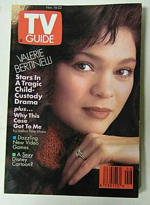 $12.55 • Buy TV Guide Nov 16-22 1991 Valeri Bertinelli Richard Lewis Beauty And The Beast