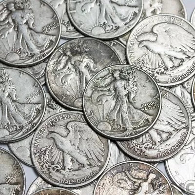 Walking Liberty Half Dollar Coin Lot ~ CHOOSE HOW MANY ~ US 90% Silver ~ • $12.95