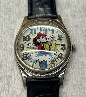 Classic Disney Mickey Adventures Fire Brigade Fossil Watch • $50