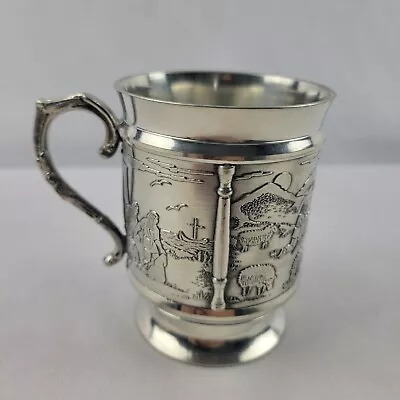 Vintage Mullingar Pewter Ireland St Patrick Tankard Beer Mug Metalware • $25